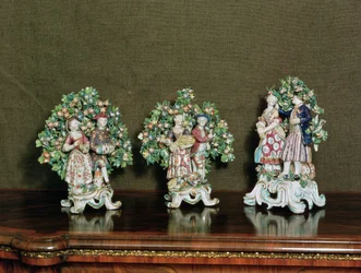 Bow porcelain figures, 1761